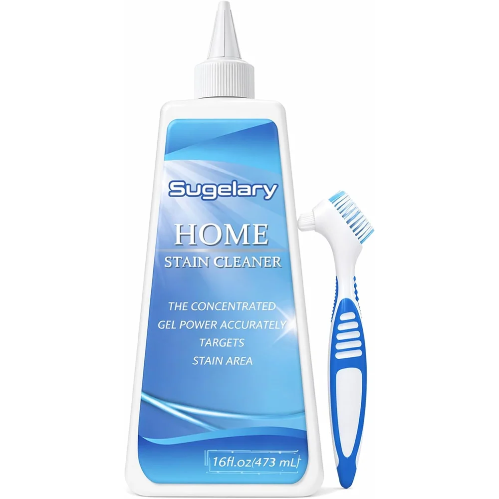 Sugelary Stain Cleaner Gel, Blue Label, 16 fl oz with brush